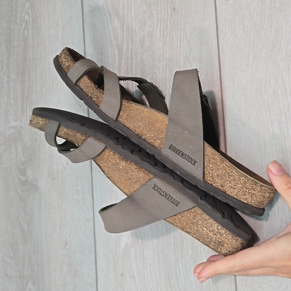 Birkenstock Womem Mayari Loop Toe Brown Strappy Sandals Flats Shoes Sz 39/8 Reg - Picture 7 of 12